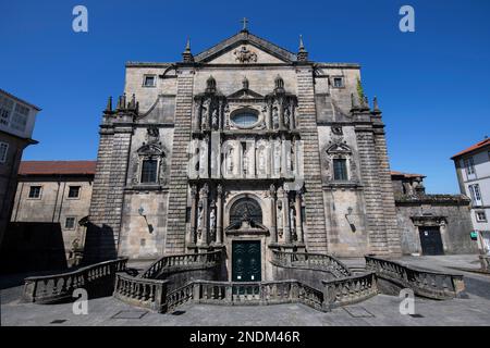 Monastère de San Martiño Pinario, Saint-Jacques-de-Compostelle, Galice, Espagne, Europe Banque D'Images