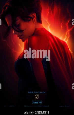 DATE DE SORTIE: 16 juin 2023. TITRE : le Flash. STUDIO: Warner Bros. DIRECTEUR: Andy Muschietti. PLOT: Barry Allen utilise sa vitesse super pour changer le passé, mais sa tentative de sauver sa famille crée un monde sans super héros, le forçant à courir pour sa vie afin de sauver l'avenir. AVEC: SASHA CALLE comme Kara Zor-El/Supergirl. (Credit image: © Warner Bros/Entertainment Pictures/ZUMAPRESS.com) USAGE ÉDITORIAL SEULEMENT! Non destiné À un usage commercial ! Banque D'Images