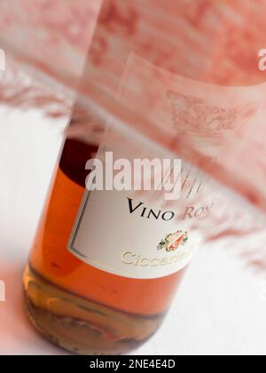 Vin Colli Perini Vino Rosato. 2019. Banque D'Images