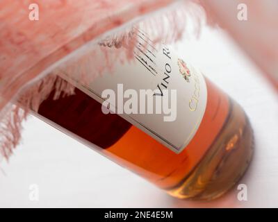 Vin Colli Perini Vino Rosato. 2019. Banque D'Images