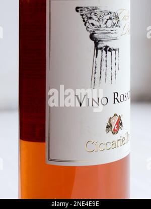 Vin Colli Perini Vino Rosato. 2019. Banque D'Images