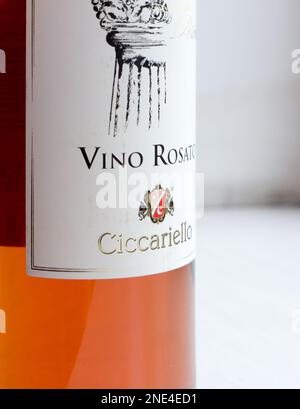 Vin Colli Perini Vino Rosato. 2019. Banque D'Images