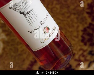 Vin Colli Perini Vino Rosato. 2019. Banque D'Images