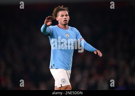 Kalvin Phillips de Manchester City lors du match de la Premier League au stade Emirates, Londres. Date de la photo: Mercredi 15 février 2023. Banque D'Images