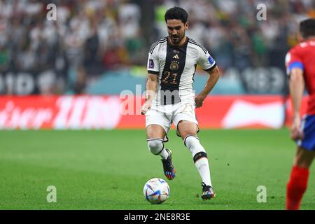 AL KHOR, QATAR - DÉCEMBRE 1 : Ilkay Guendogan lors de la coupe du monde de la FIFA Qatar 2022 match du Groupe E entre le Costa Rica et l'Allemagne au stade Al Bayt sur 1 décembre 2022 à Al Khor, Qatar. (Photo par MB Media) Banque D'Images