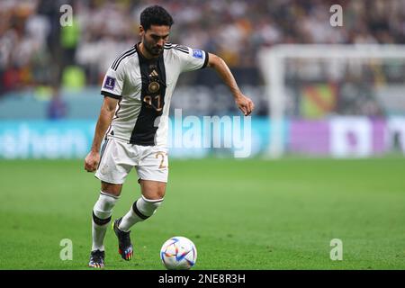 AL KHOR, QATAR - DÉCEMBRE 1 : Ilkay Guendogan lors de la coupe du monde de la FIFA Qatar 2022 match du Groupe E entre le Costa Rica et l'Allemagne au stade Al Bayt sur 1 décembre 2022 à Al Khor, Qatar. (Photo par MB Media) Banque D'Images