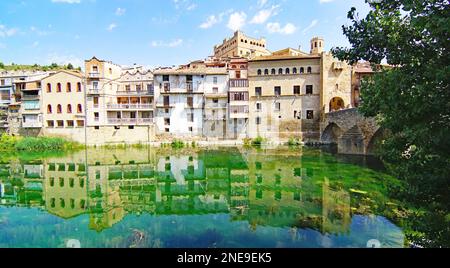 Valderrobres dans la province de Teruel, Aragon, Espagne, Europe Banque D'Images