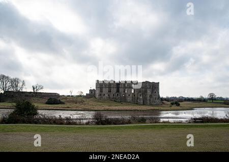 Château de Carew et moulin à marée Pembrokeshire Banque D'Images