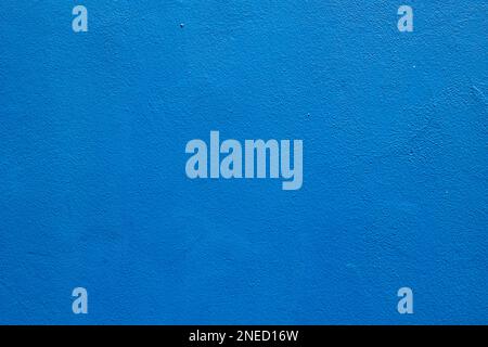 Mur peint en bleu Banque D'Images