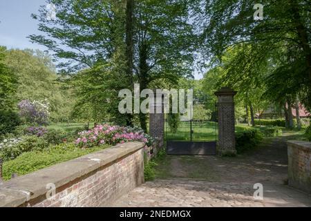 Entrée à l'ancienne Maison du jardin Welbergen Banque D'Images