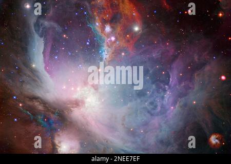 Art. De l'espace Starfield. Des nébuleuses impressionnantes. Éléments de cette image fournis par la NASA Banque D'Images