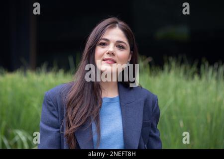 16 février 2023, Rome, Italie: L'actrice italienne Claudia Tranchese assiste à la photo de la fiction 'Resta con Me' au siège de la RAI à Rome (Credit image: © Matteo Nardone/Pacific Press via ZUMA Press Wire) USAGE ÉDITORIAL SEULEMENT! Non destiné À un usage commercial ! Banque D'Images