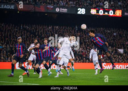 Barcelone, Espagne, 16, février 2023. Espagne-football-Europa League-FC Barcelone / Manchester United. Crédit : Joan G/Alay Live News Banque D'Images