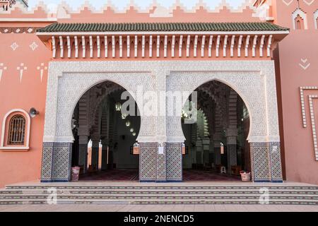 Maroc, Zagora, Grande mosquée Banque D'Images