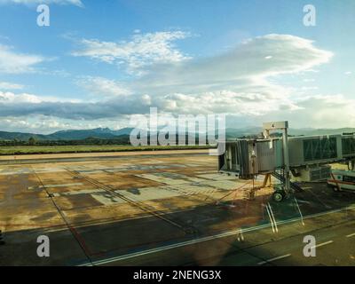Italie, Sardaigne, Olbia, Costa Smeralda aéroport Banque D'Images