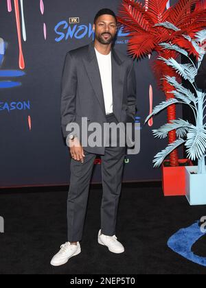 15 février 2023 - Burbank, Californie - DeVaughn Nixon. Red Carpet Premiere Event pour la sixième et dernière saison de ''Snowfall'' de FX à l'Academy Museum of Motion Pictures, Ted Mann Theater. Banque D'Images