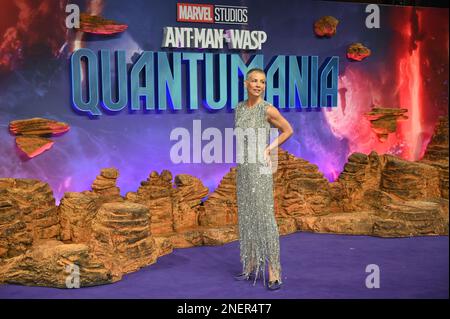 Londres, Royaume-Uni. 16th février 2023. Evangeline Lilly assiste au Gala screening britannique de Ant-Man et The Wasp: Quantumania, au BFI IMAX, Waterloo, Londres, Royaume-Uni. Date de la photo : 16th février 2023. Banque D'Images