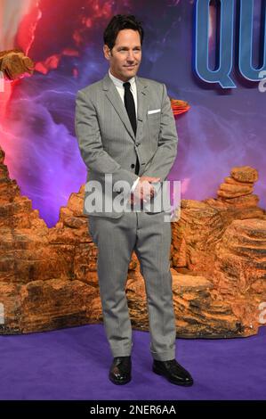 Londres, Royaume-Uni. 16th février 2023. Paul Rudd assiste au Gala screening britannique de Ant-Man et The Wasp: Quantumania, au BFI IMAX, Waterloo, Londres, Royaume-Uni. Date de la photo : 16th février 2023. Banque D'Images