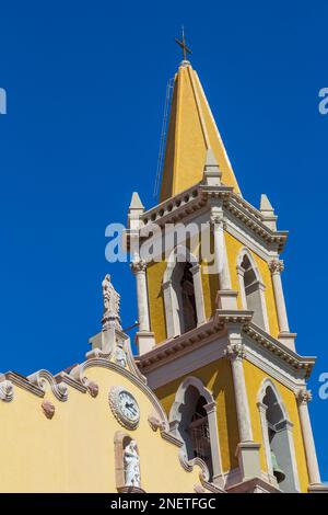 Cathédrale, vieille ville historique, ville de Mazatlan, État de Sinaloa, Mexique Banque D'Images