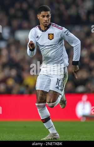 Marcus Rashford #10 de Manchester United lors de l'UEFA Europa League Knockout Round Play-offs Barcelone vs Manchester United à Spotify Camp Nou, Barcelone, Espagne, 16th février 2023 (photo de Mark Cosgrove/News Images) Banque D'Images