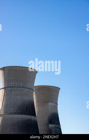 Rancho Seco est une centrale nucléaire désaffectée à l'extérieur de Sacramento et Stockton, en Californie. Il a fonctionné entre avril 1974 et juin 1989. Banque D'Images