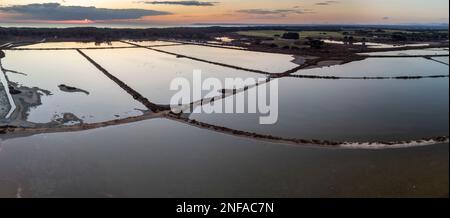 Parc naturel terrestre maritime es Trenc-Salobrar de Campos, Majorque, Iles Baléares, Espagne Banque D'Images