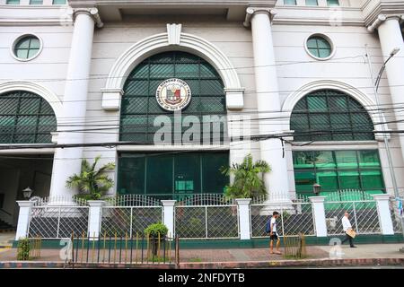 MANILLE, PHILIPPINES - 24 NOVEMBRE 2017 : Cour suprême de la République des Philippines à Manille. Banque D'Images