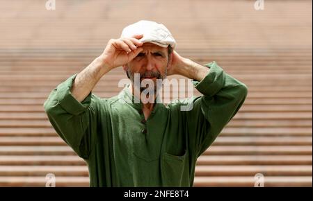 Image ©sous licence de Parsons Media. 02/07/2008. Abu Dhabi, Émirats arabes Unis. Amador Braojos-Portrait. Portrait d'Amador Braojos au Palais Emirates photo par Andrew Parsons / Parsons Media Banque D'Images