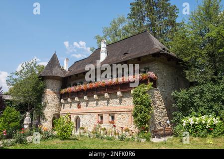 Roumanie. Bucovina. Monastère moldvita. Vatra moldvitei Banque D'Images