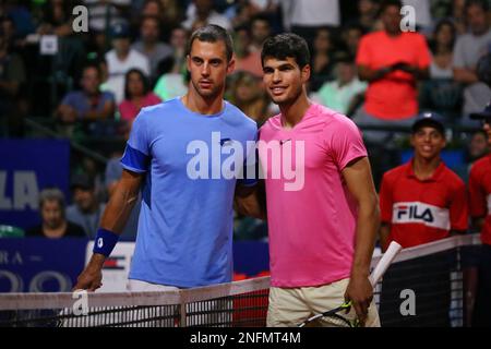 Carlos Alcaráz Tenista Español en el ATP de Buenos Aires Banque D'Images