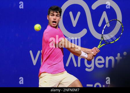 Carlos Alcaráz Tenista Español en el ATP de Buenos Aires Banque D'Images