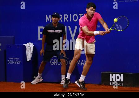 Carlos Alcaráz Tenista Español en el ATP de Buenos Aires Banque D'Images