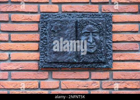 10 juin 2019, plaque commémorative pour les Juifs déportés à Gorinchem, pays-Bas Banque D'Images