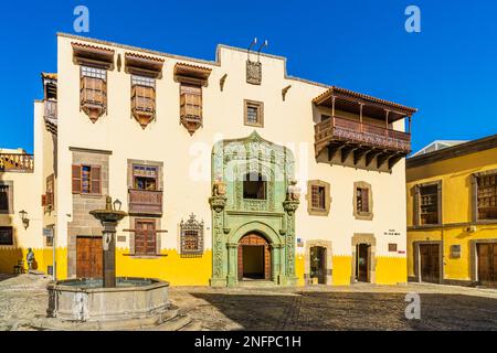 Las Palmas Espagne, 21 décembre 2022. Casa de Colon à Las Palmas de Gran Canaria, Espagne. Banque D'Images