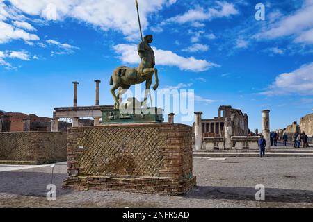 Naples Campanie Italie. Pompéi était une ancienne ville romaine près de Naples moderne dans la région de Campanie en Italie, dans le territoire de la commune de Banque D'Images