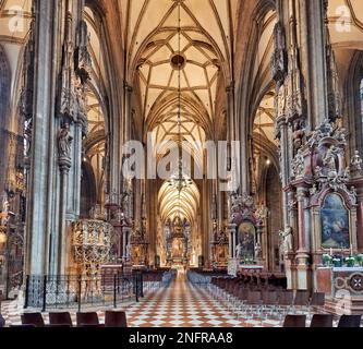 Stephansdom St. Stephen cathédrale. Stephansplatz. Vienne Autriche Banque D'Images