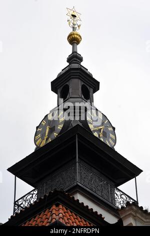 Haute Synagogue, Vysoká synagoga, Hôtel de ville juif, Židovská radnice, Josefov, Prague, Bohême, République tchèque, Europe, site classé au patrimoine mondial de l'UNESCO Banque D'Images