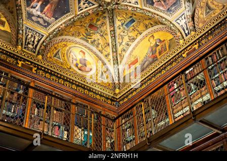 New York. Manhattan. Bibliothèque Morgan Banque D'Images