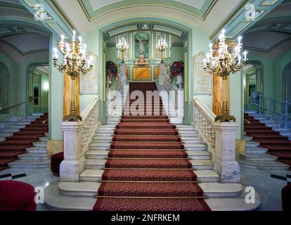 Barcelone. Catalogne. Espagne. L'opéra Gran Teatre del Liceu Banque D'Images