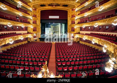 Barcelone. Catalogne. Espagne. L'opéra Gran Teatre del Liceu Banque D'Images