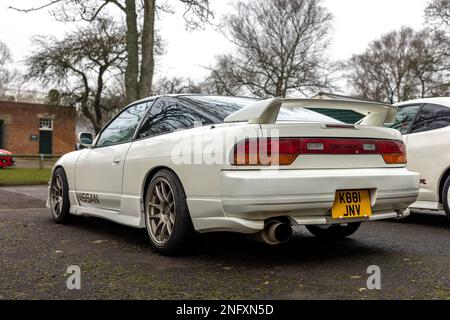 1993 Nissan 200SX, exposé à l'Assemblée japonaise tenue au Bicester Heritage Centre le 29th janvier 2023. Banque D'Images