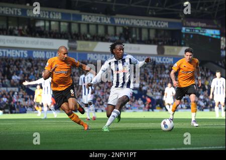 Somen Tchoyi de West Bromwich Albion et Karl Henry de Wolverhampton Wanderer Barclays Premier League - West Bromwich Albion / Wolverhampton Wanderers 16/10/2011 Banque D'Images