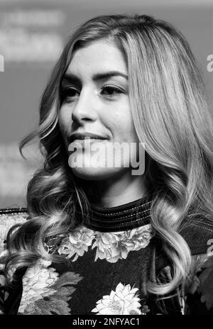 SANTA BARBARA, CALIFORNIE - 16 février 2023 : Helen Maroulis assiste à la cérémonie du Prix Vanguard du cinéma en l'honneur de Colin Farrell et Brendan Gleeson à Banque D'Images