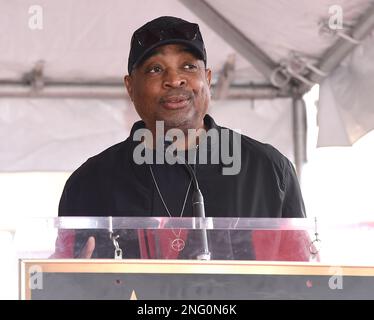 Hollywood, États-Unis. 17th févr. 2023. Chuck D à la cérémonie des étoiles de la Marche de la renommée hollywoodienne de Ice-T à Hollywood, CA sur 17 février 2023 © OConnor / AFF-USA.com crédit: AFF/Alamy Live News Banque D'Images