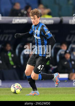 Waalwijk, pays-Bas. 17th févr. 2023. ROME - Giorgio Scalvini d'Atalanta Bergame pendant la série italienne Un match entre SS Lazio et Atalanta BC au Stadion Olimpico sur 11 février 2023 à Rome, Italie. AP | Dutch Height | GERRIT OF COLOGNE Credit: ANP/Alay Live News Banque D'Images