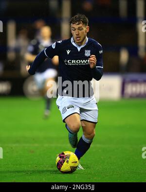 Greenock, Royaume-Uni. 17th févr. 2023. 17th février 2023 ; Cappielow Park, Greenock, Écosse : Scottish Championship football Greenock Morton versus Dundee ; Ryan Clampin de Dundee on the ball Credit: Action plus Sports Images/Alay Live News Banque D'Images