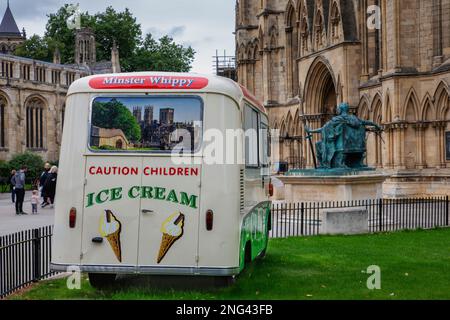 York, une cathédrale et ville historique dans le North Yorkshire, Angleterre, Banque D'Images