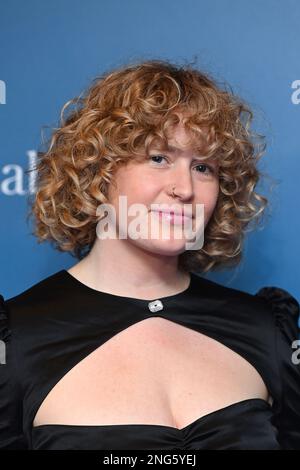 Londres, Royaume-Uni. 17 février 2023. Grace Campbell assiste aux National Comedy Awards for Stand Up to cancer, au Roundhouse de Londres. Date de la photo: Vendredi 17 février 2023. Le crédit photo devrait se lire: Matt Crossick/Empics/Alamy Live News Banque D'Images