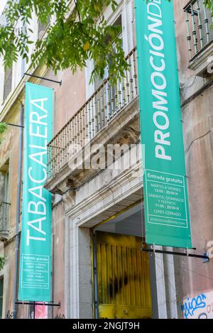 Madrid, Espagne - 10 octobre 2020: Centre culturel de Tabacalera dans le quartier de Lavapies Banque D'Images