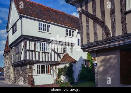 Arden's House and Cottage, 80-81 Abbey Street, Faversham, Kent, Angleterre Banque D'Images